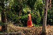 Kerala backwaters, travelling the neighborhood by public ferry service from  Alleppey to Kumbakonam. 